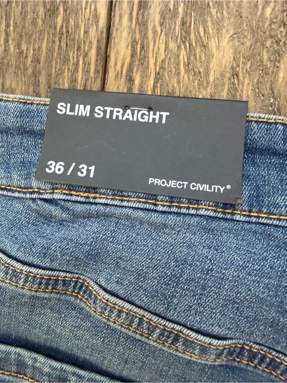 Project Civility Mens Slim Straight Jeans 36/31
New with tags - Picture 5 of 8